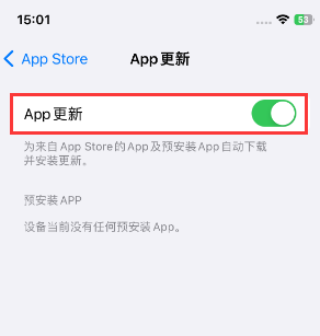 响水苹果15维修中心如何让iPhone15APP自动更新